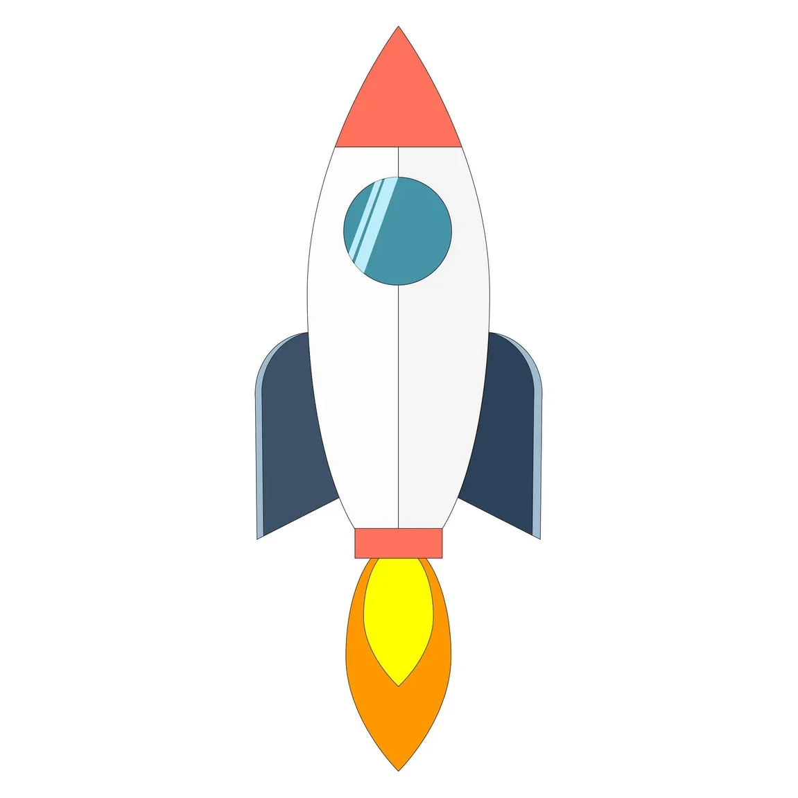 Rocket-clipart SVG